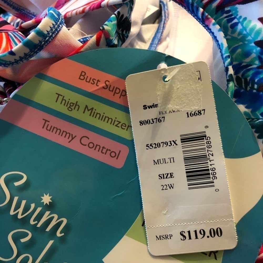 SWIM Solutions Sienna Slimming One Piece Swimdress - Picture 6 of 6